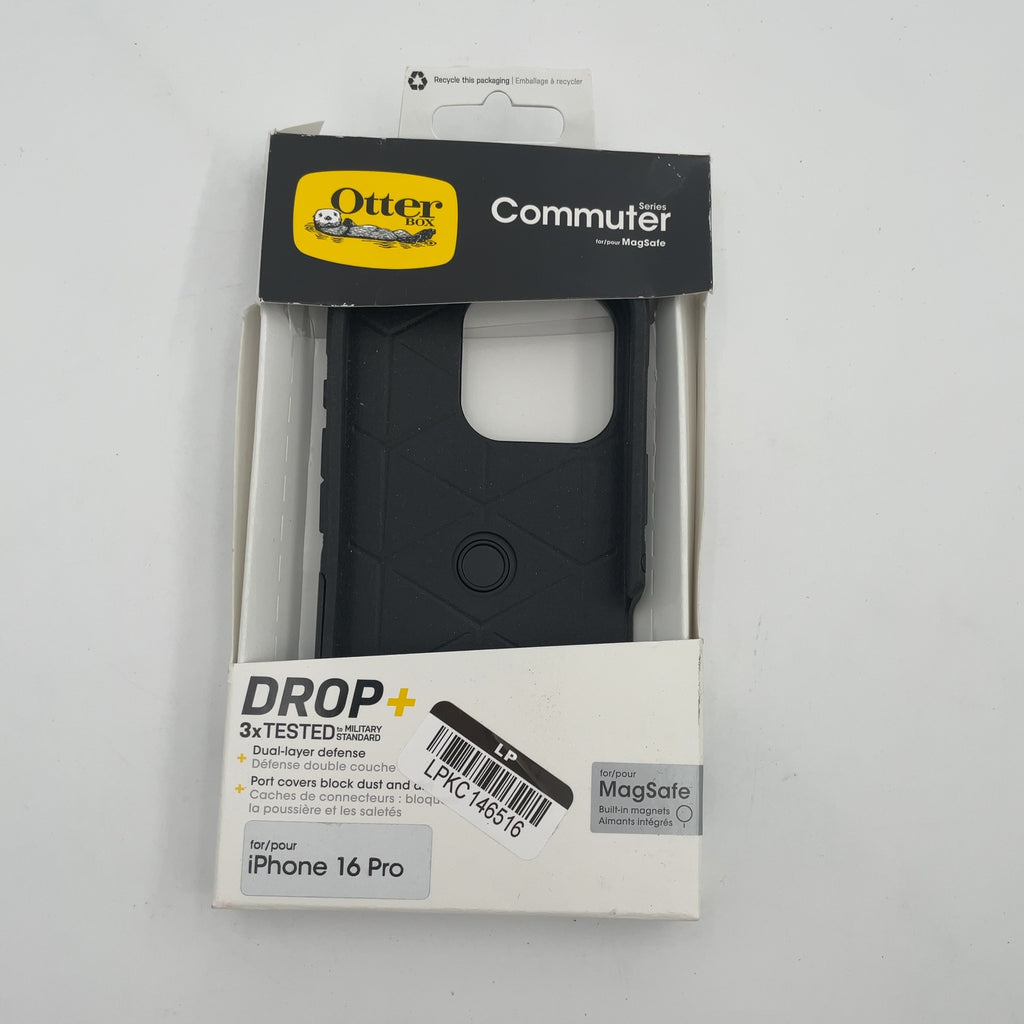 Otterbox Iphone 16 Pro Commuter Series Case With Magsafe - Black: Solid Plastic Protection