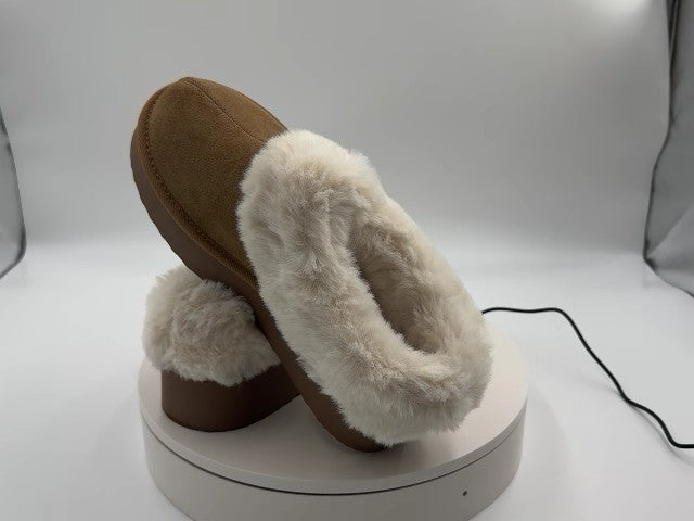Women's Tacoma Platform Clog Slippers - Wild Fable Brown 9