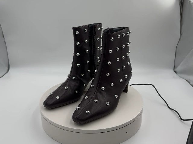 Women’s Tigris Low Shaft Heeled Boots with Memory Foam Insole – A New Day Dark Brown 7