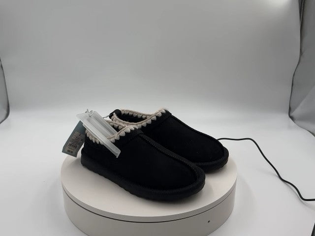 Kid's Nola Faux Suede Clog Slippers - Cat & Jack Black 2
