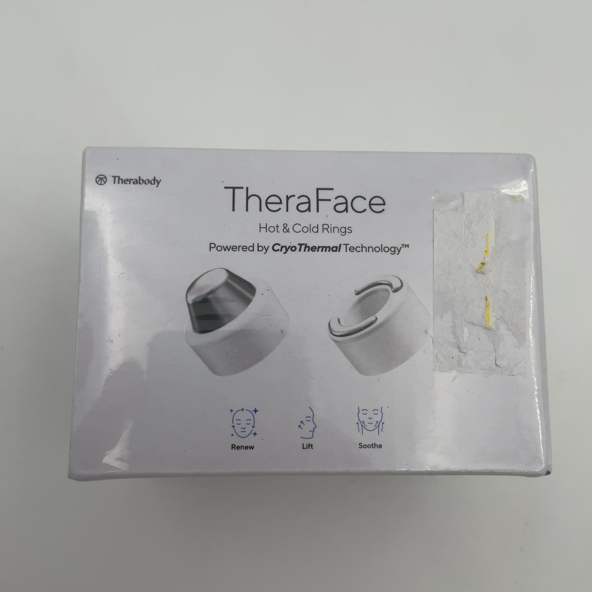 Therabody Theraface Hot & Cold Rings - White