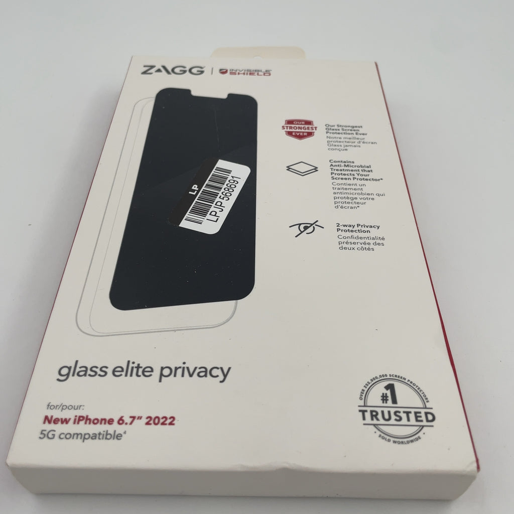 Zagg Invisibleshield Apple Iphone 14 Plus Glass Elite Privacy Screen Protector