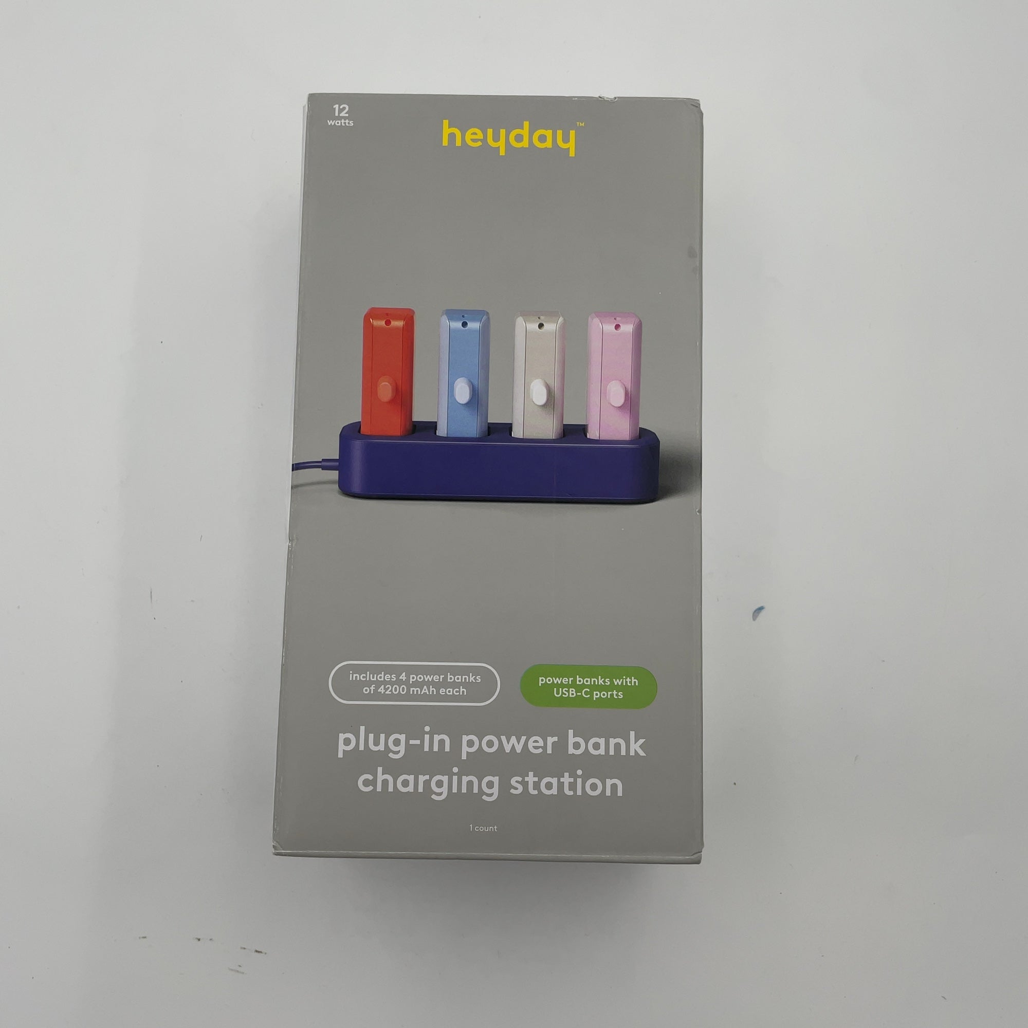 4200Mah Multihub Base With 4 Power Banks - Heyday