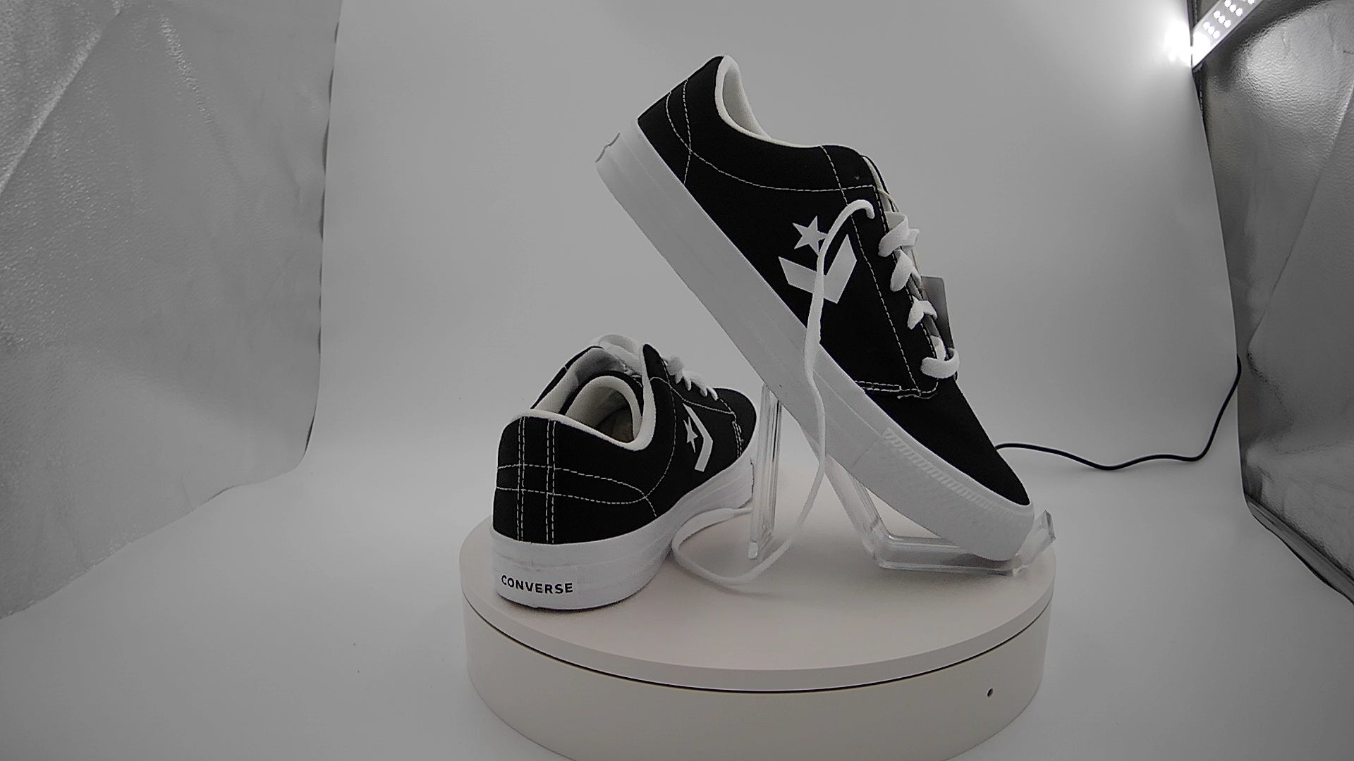 Converse Adult Day One Classic Sneakers- Black/White M10/W11.5