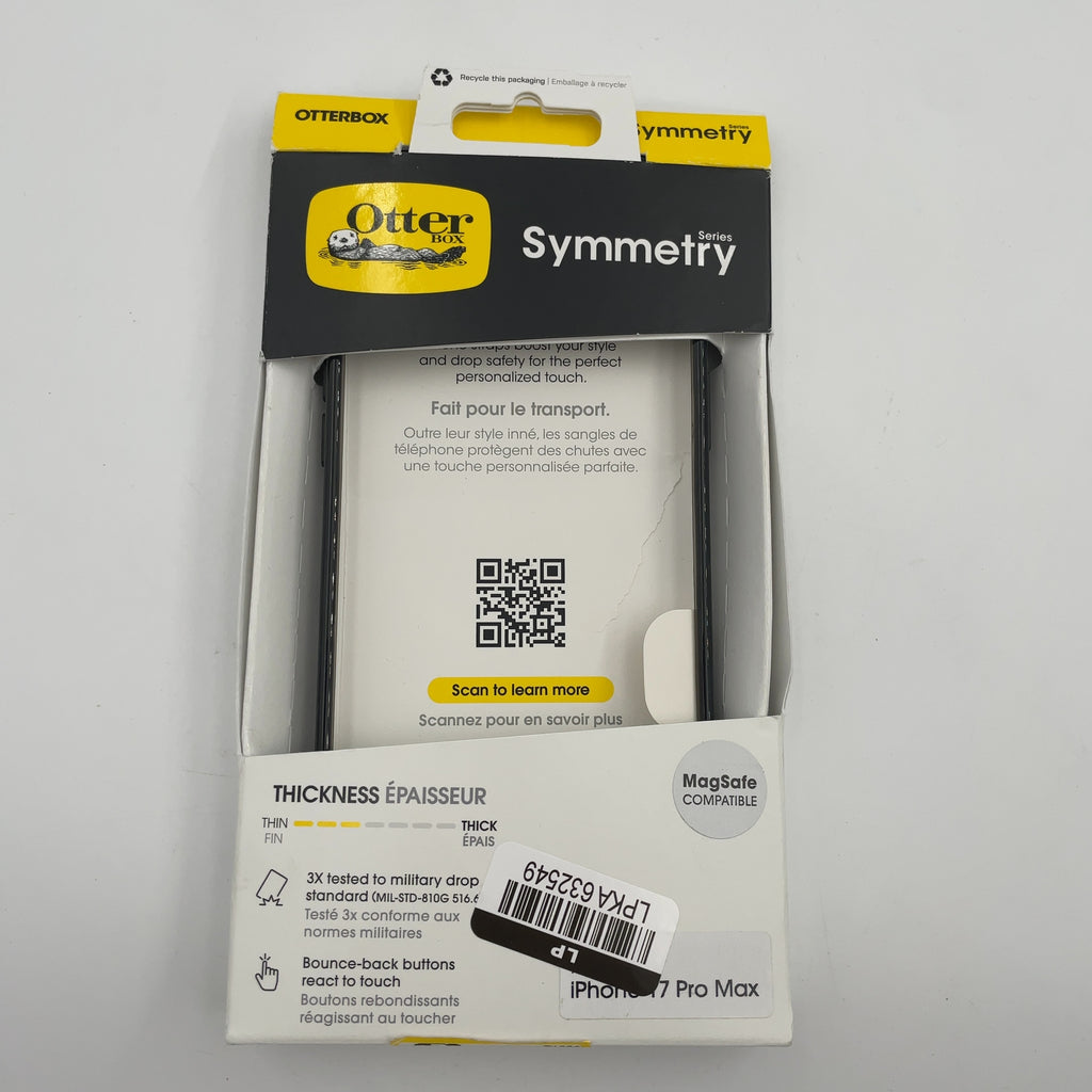 Otterbox Iphone 17 Pro Max Symmetry Series Case For Magsafe With Camera Control - Black