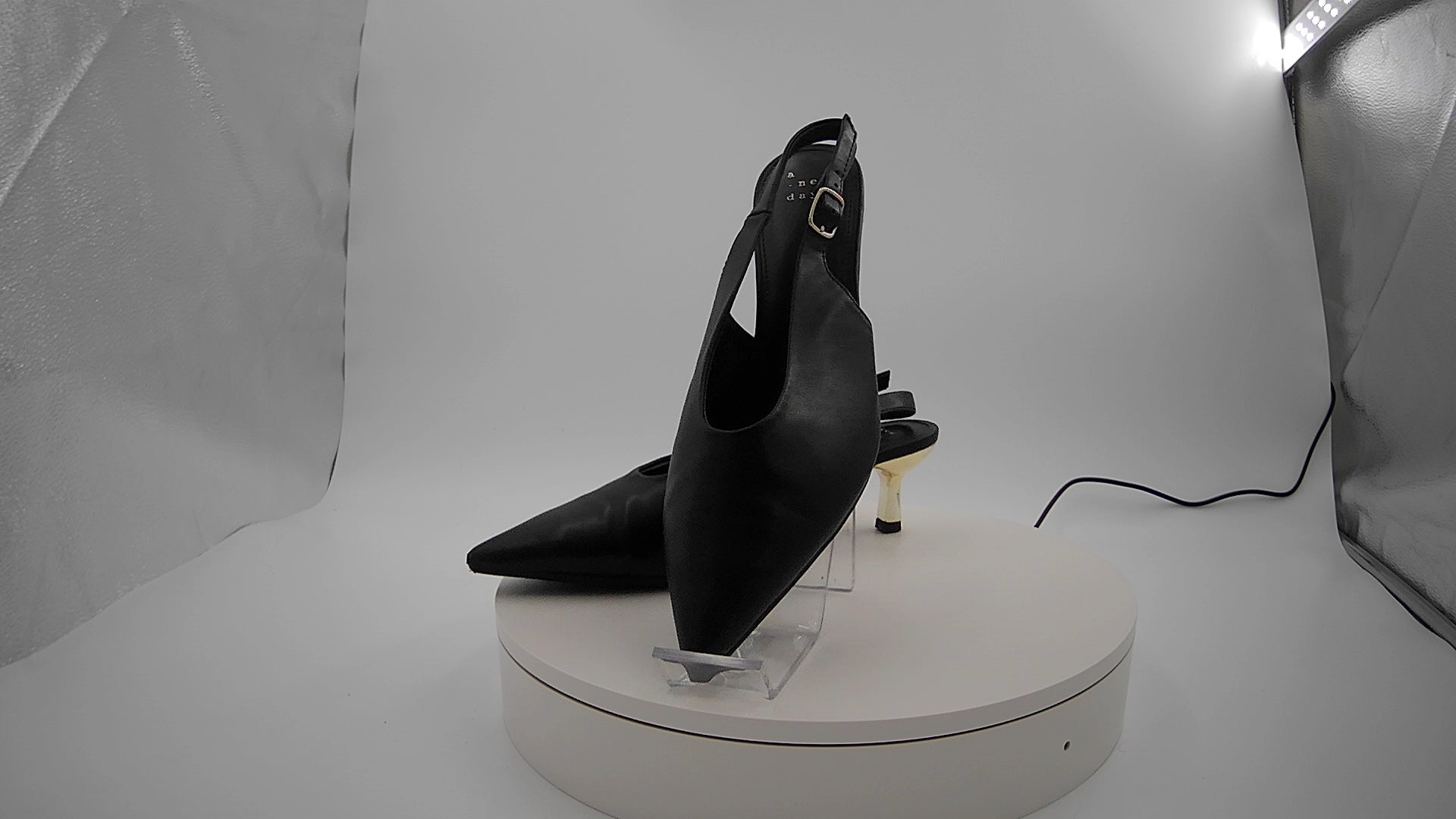 Women’s Samantha Heels with Memory Foam Insole – A New Day Black 8