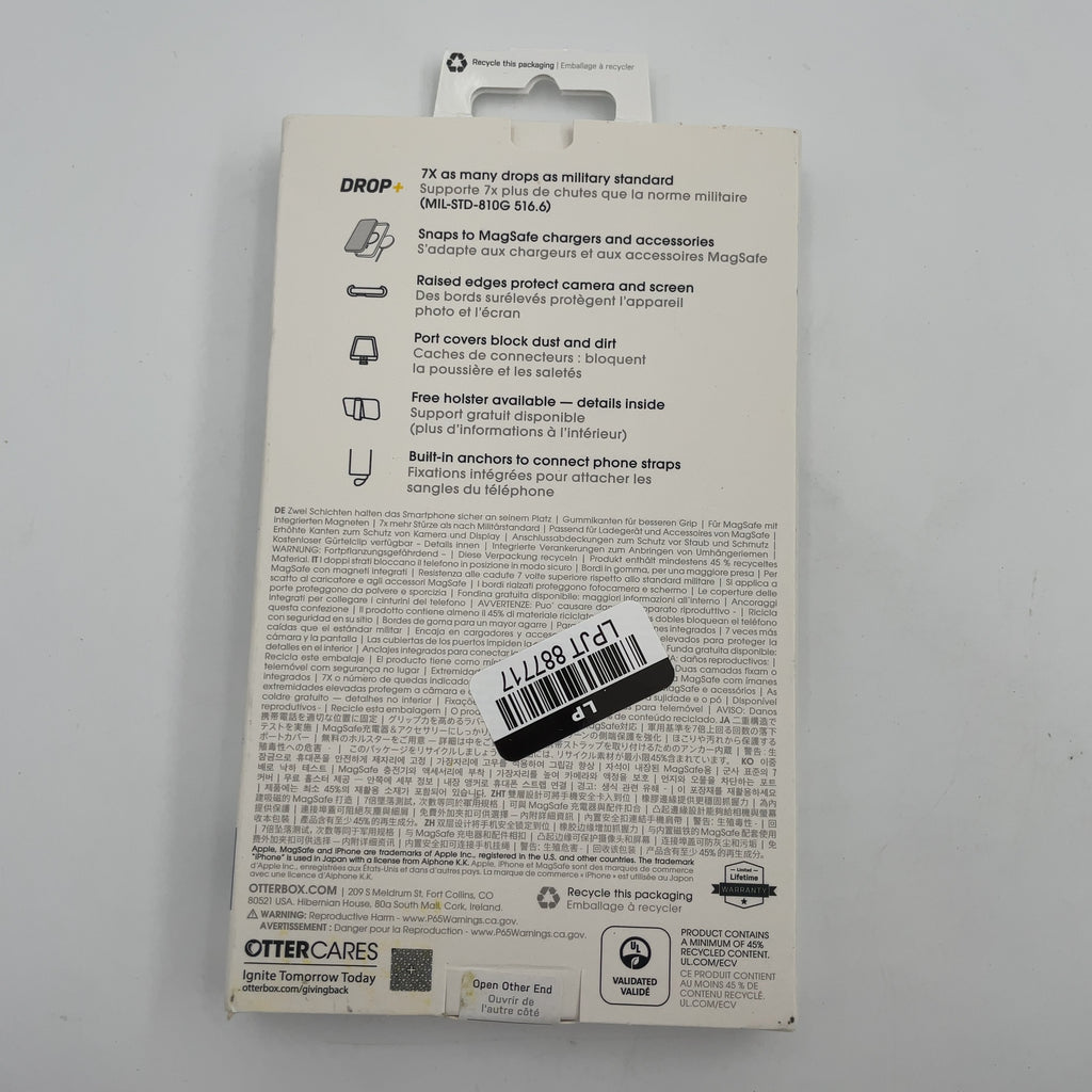 Otterbox Iphone 16 Pro Max Defender Series Pro Xt Clear Case - Snow Capped Clear: Plastic, Solid Pattern