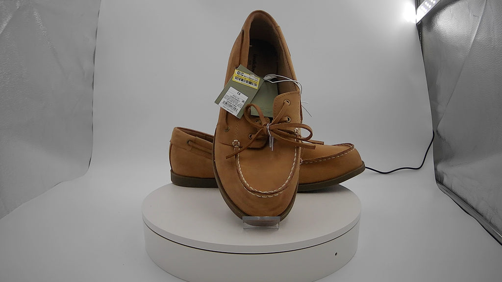 Men's Bennett Genuine Leather Loafers With Memory Foam Insole - Goodfellow & Co Cognac 13: Pull-On, Flexible Outsole