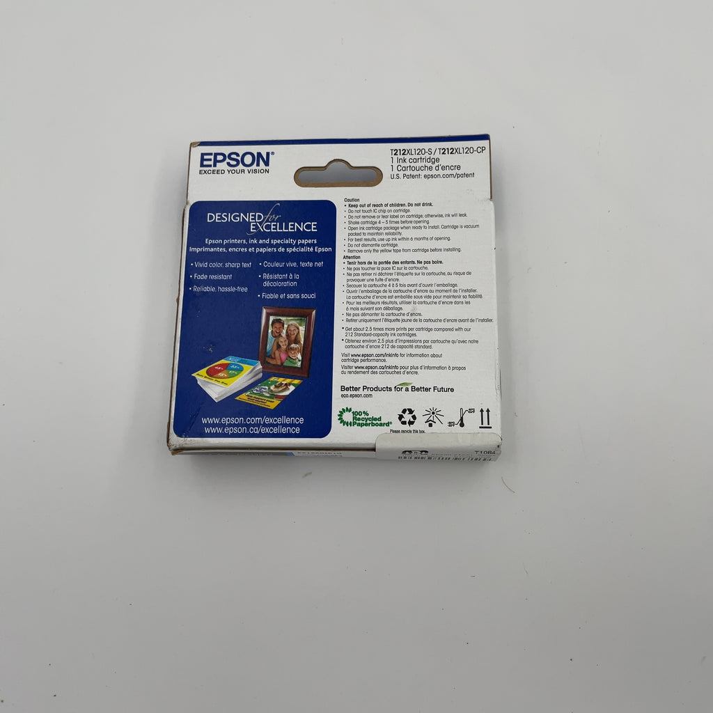 Epson 212XL Single Ink Cartridge - Black (T212XL120-CP): High Yield Printer Supply
