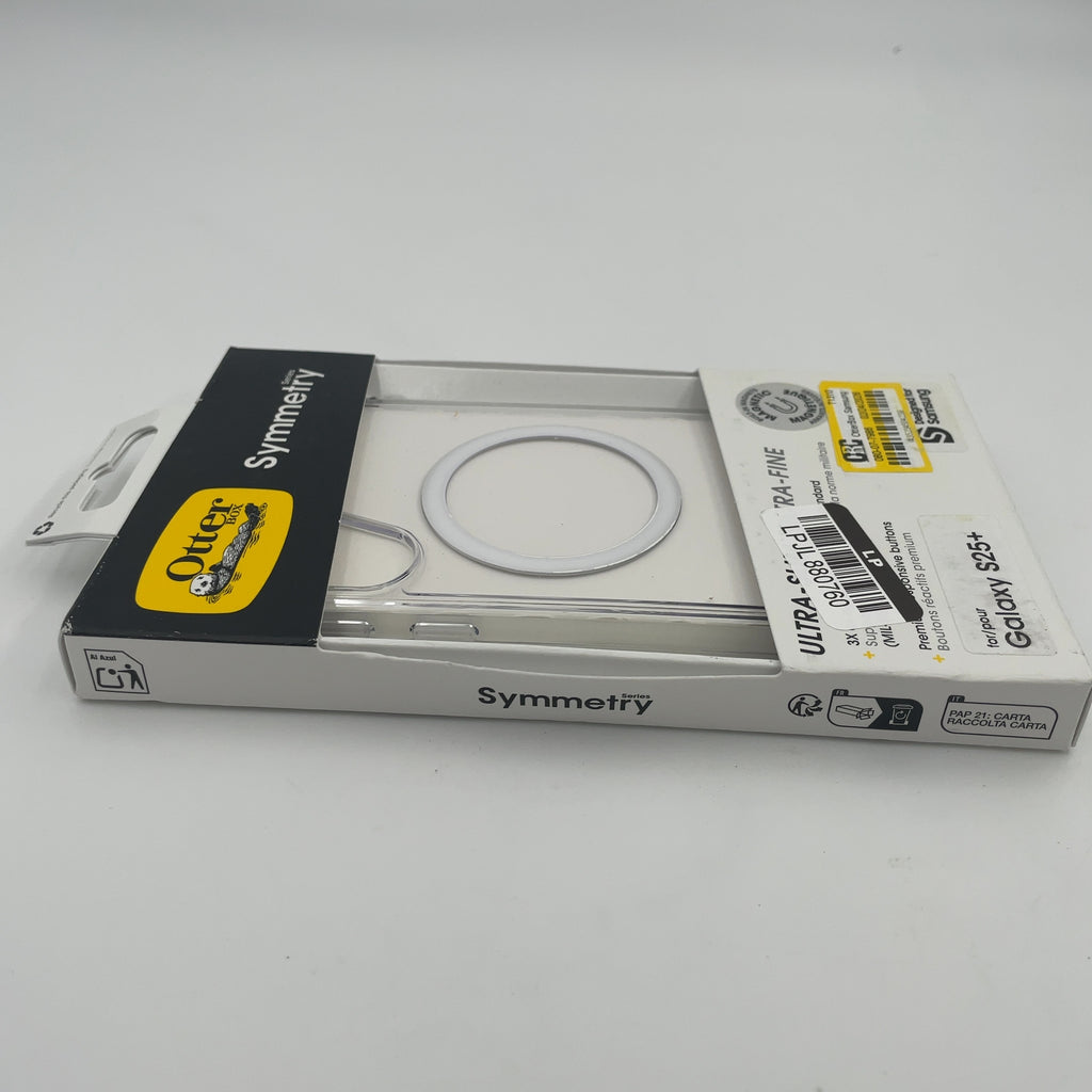Otterbox Samsung Galaxy S25+ Symmetry Series Case With Magnets - Clear: Polycarbonate & Tpe
