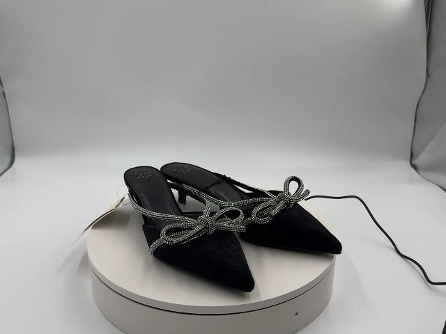 Women’s Gwen Heels with Memory Foam Insole - A New Day Black 8.5