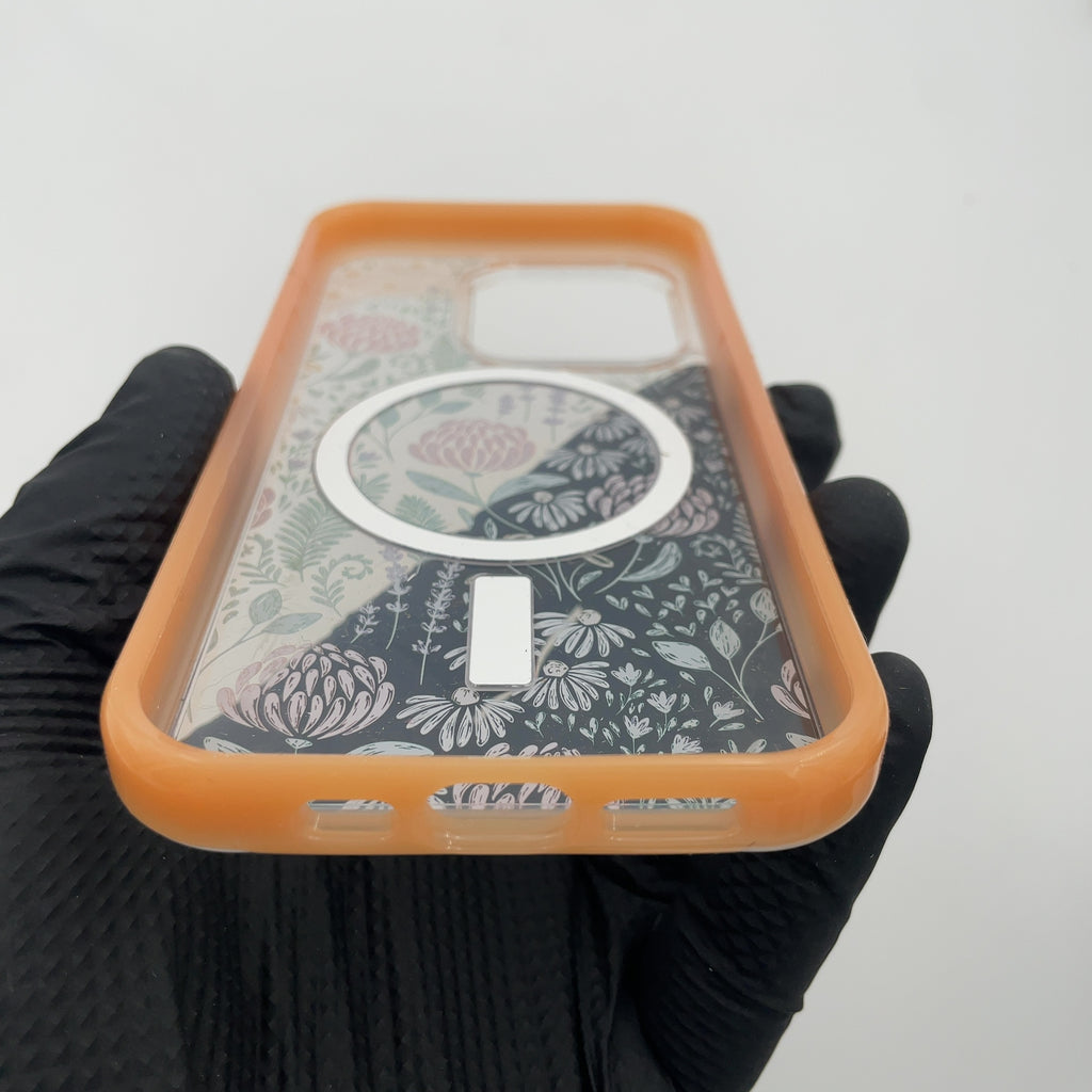 Otterbox Iphone 15 Pro Symmetry Series Case With Magsafe - Peachy Bloom: Abstract Pattern