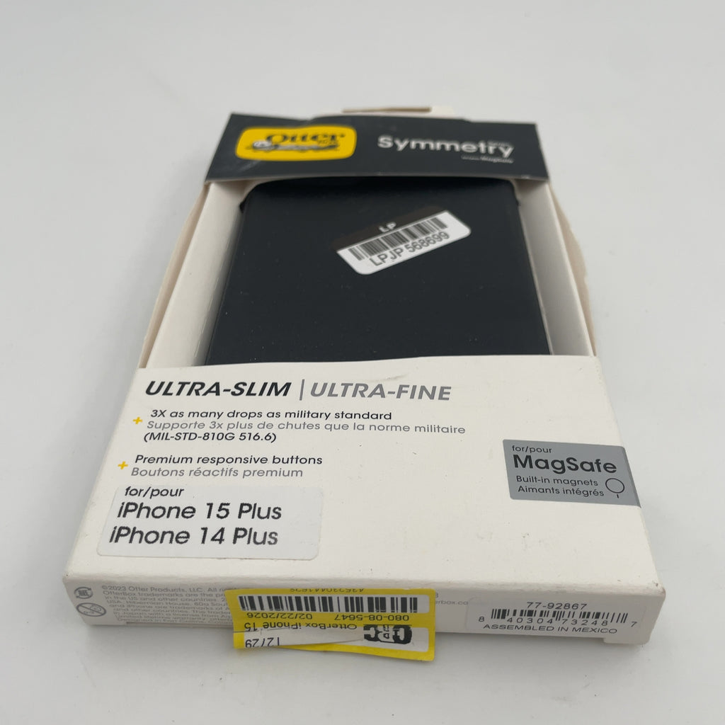 Otterbox Iphone 15 Plus/Iphone 14 Plus Symmetry Series Antimicrobial Case With Magsafe - Black