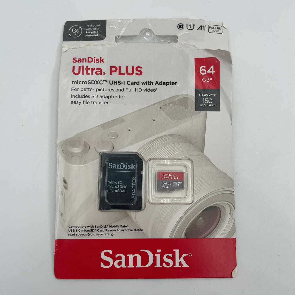 Sandisk Ultra Plus 64Gb Microsd Memory Card