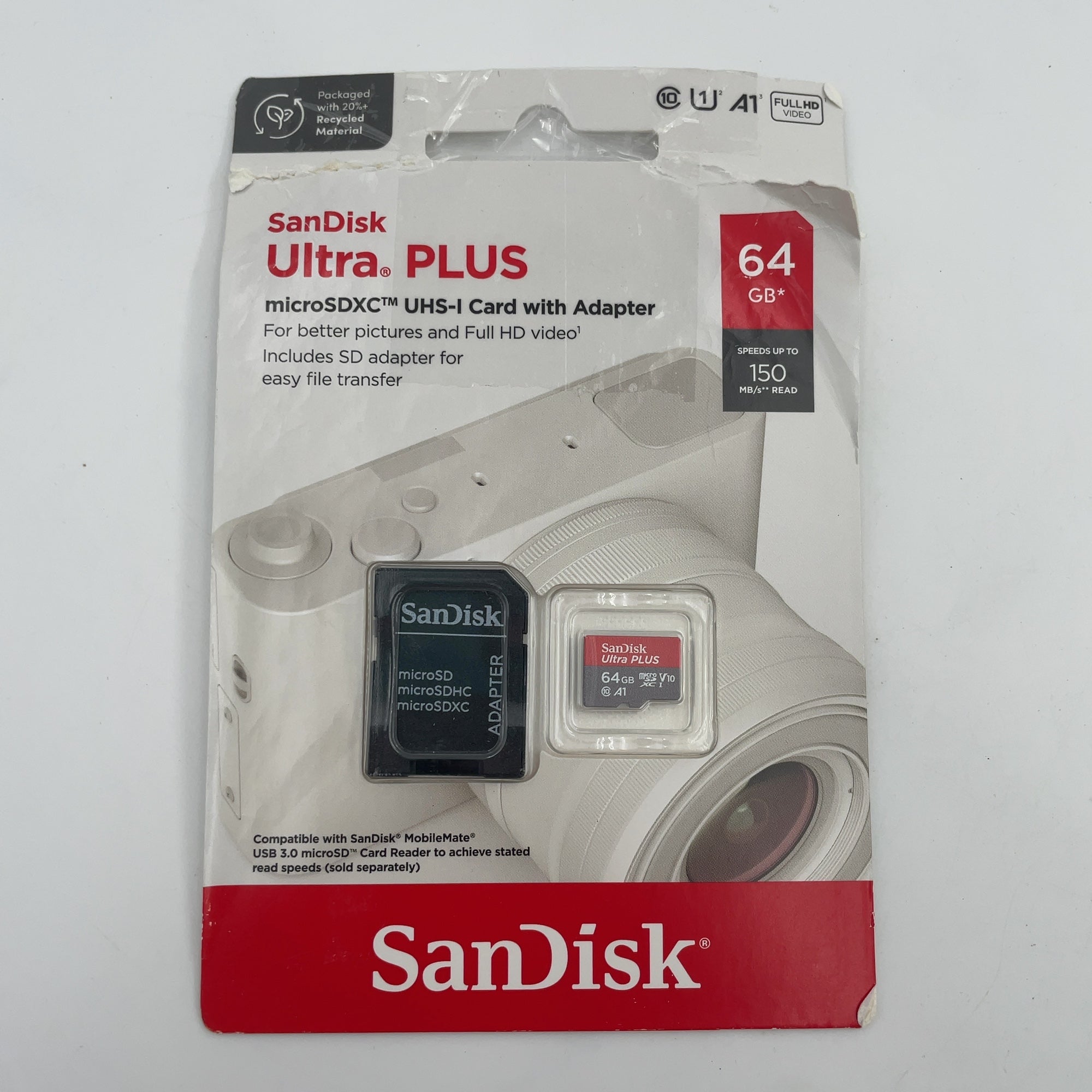 Sandisk Ultra Plus 64Gb Microsd Memory Card