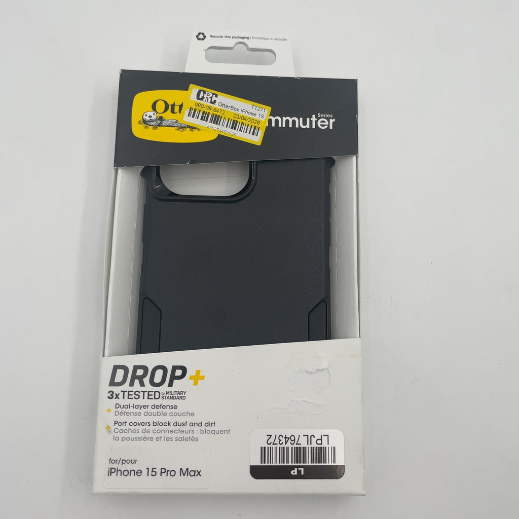 Otterbox Iphone 15 Pro Max Commuter Series Case - Black: Wireless Charging Compatible