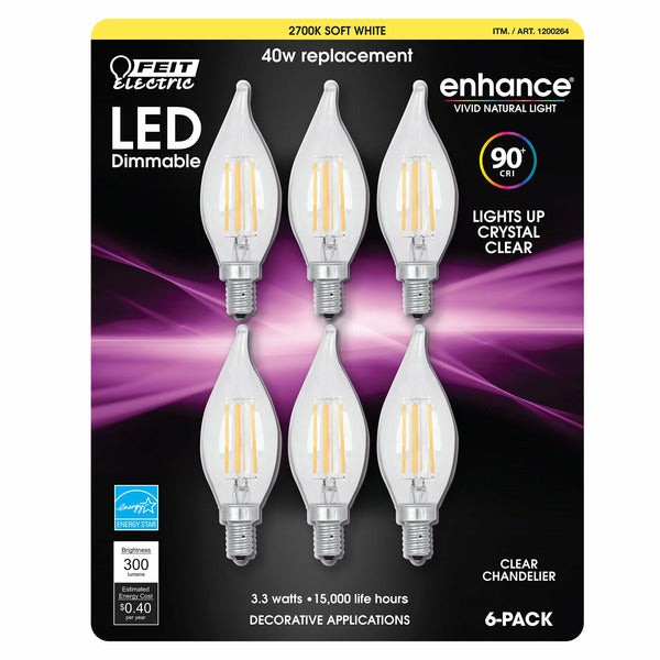 Feit Led Chandelier 6Pk