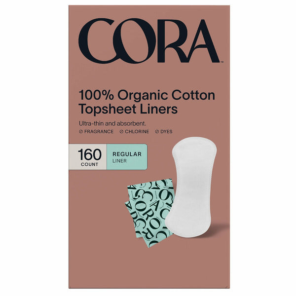 Cora Org Liner- 160 Ct