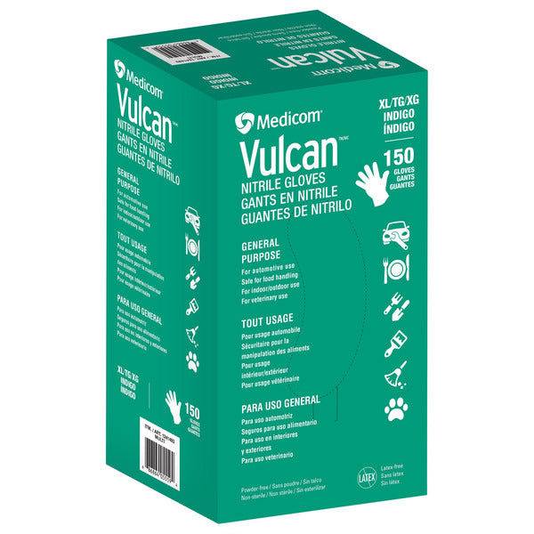 Vulcan Nitrile Gloves Lg