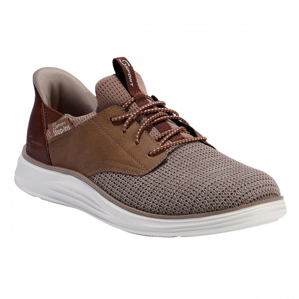 S Sport by Skechers Men's Donovan Step-Ins Sneakers - Light Brown 11.5