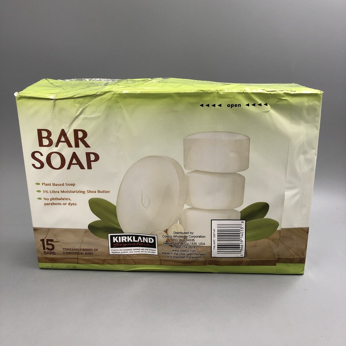 Ks Bar Soap W/Shea 15Ct