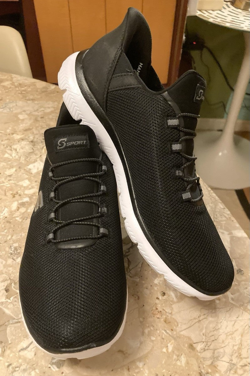 S Sport By Skechers Women's Syrka Step-Ins Sneakers - Black 9.5