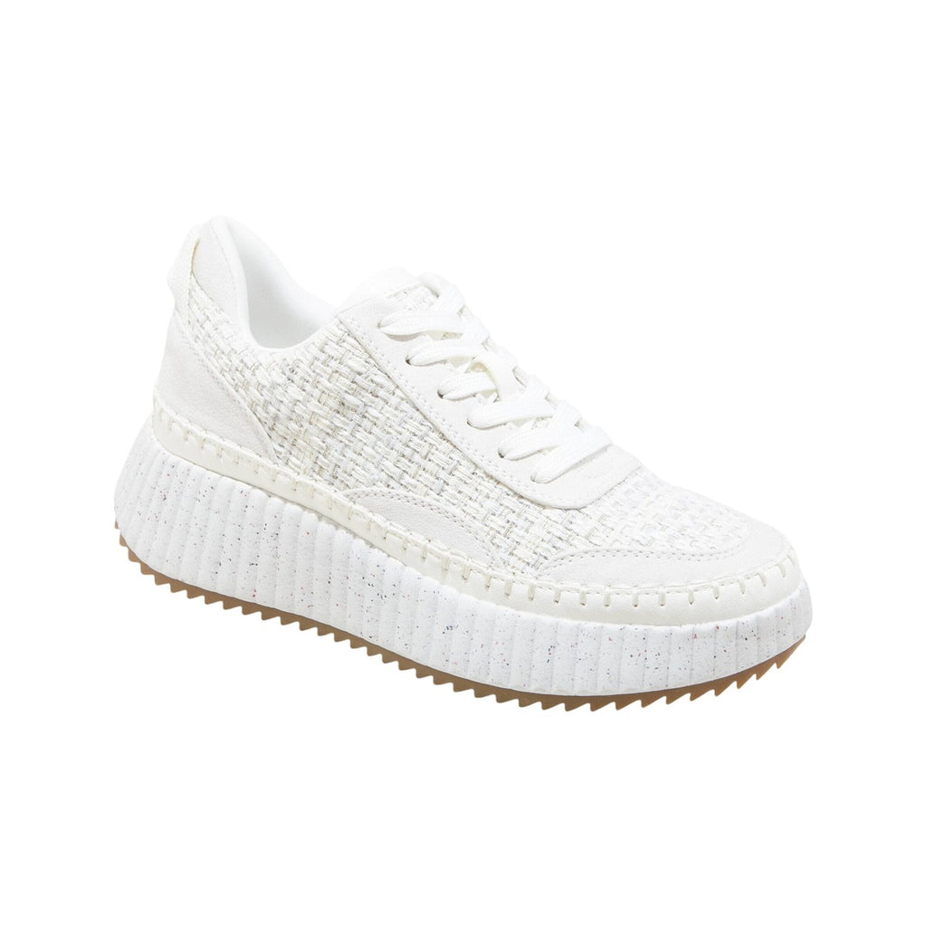 Women's Persephone Sneakers With Memory Foam Insole - Universal Thread White 7: Lace Up, Low Top, Textured Outsole
